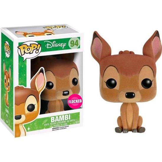 Disney: Bambi Flocked Exclusive POP! Disney Vinyl Figur (#94)