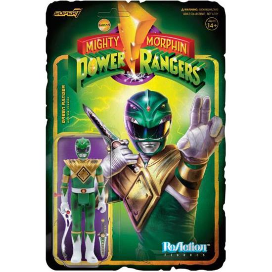 Power Rangers: Green Ranger (Battle Damaged) ReAction Action Figure 10 cm