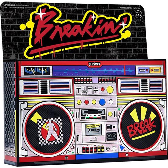 Breakin: Breakin Boombox Metallic ReAction Action Figure 3-Pack 10 cm