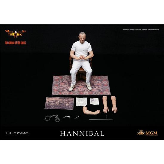 Silence of the Lambs : Hannibal Lecter White Prison Uniform Action Figur 1/6 