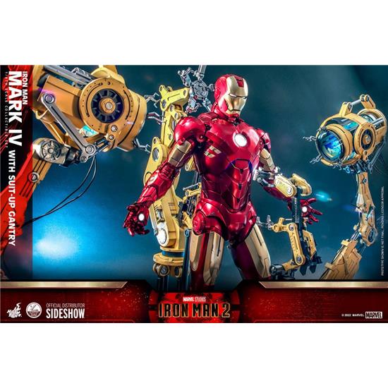 Iron Man: Iron Man Mark IV with Suit-Up Gantry Action Figure 1/4 49 cm