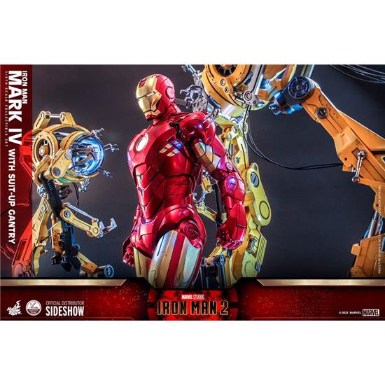 Iron Man: Iron Man Mark IV with Suit-Up Gantry Action Figure 1/4 49 cm