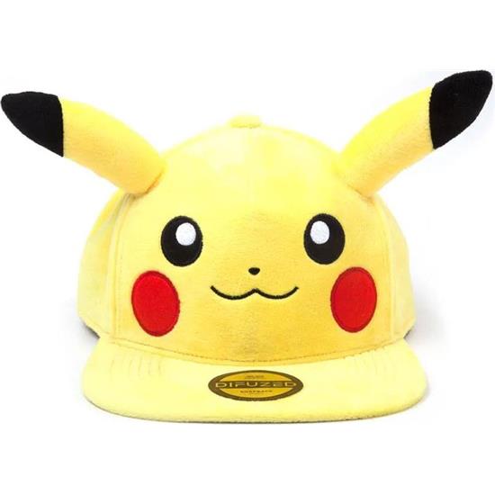 Pokémon: Embarrassed Pikachu Plys Snapback Cap