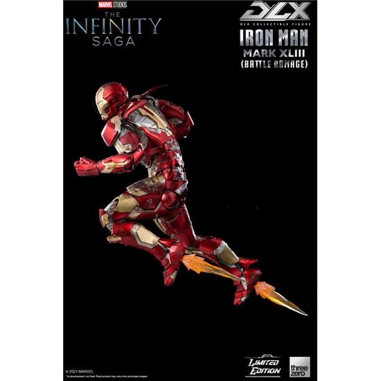 Infinity Saga: Iron Man Mark 43 (Battle Damage) Limited Edition DLX Action Figure 1/12 17 cm