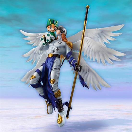 Digimon: Angemon & Takaishi Takeru Statue 22 cm
