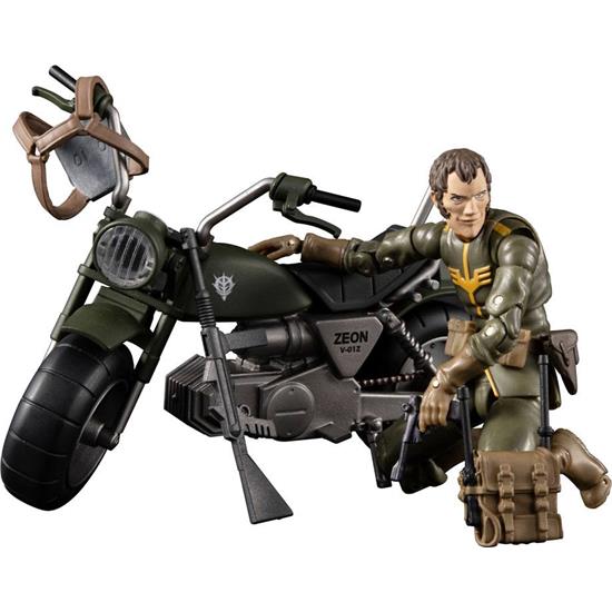 Manga & Anime: Principality of Zeon 08 V-SP General Soldier & Exclusive Motorcycle Actin Figure 10 cm