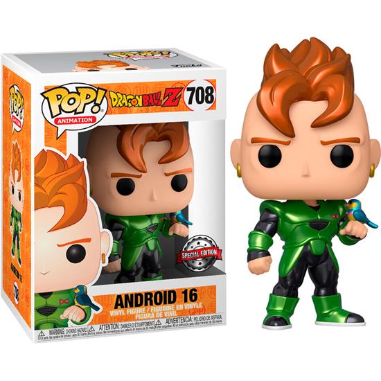 Dragon Ball: Android 16 Special Edition POP! Animation Vinyl Figur (#708)