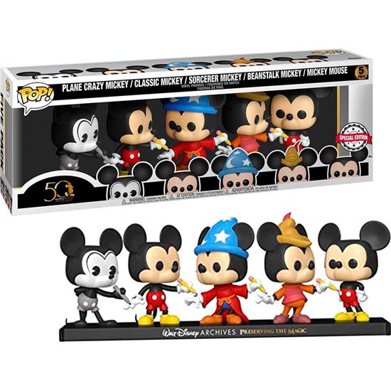 Disney: Mickey Disney Archives Exclusive POP! Disney Vinyl Figursæt 5-Pak