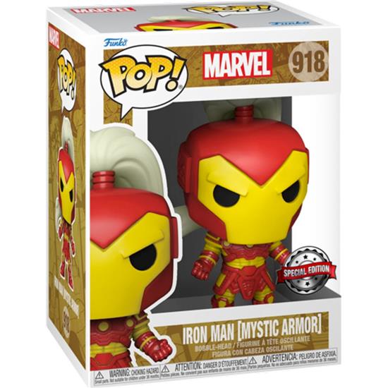 Iron Man: Iron Man Mystic Armor Exclusive POP! Movies Vinyl Bobble-Head Figur (#918)