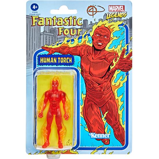 Fantastic Four: Human Torch Marvel Legends Action Figur 9 cm