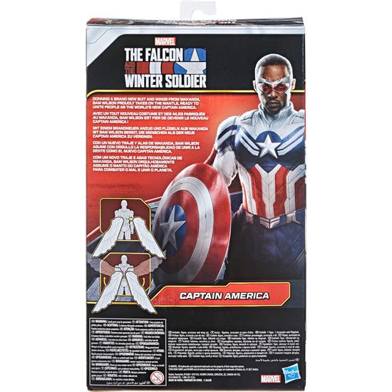 Falcon and the Winter Soldier : Captain America (Falcon) Titan Action Figure 30cm