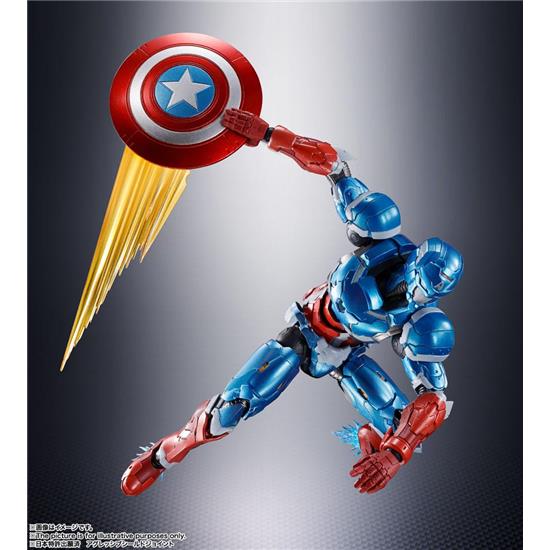 Marvel: Captain America Tech-On Avengers S.H. Figuarts Action Figure 16 cm