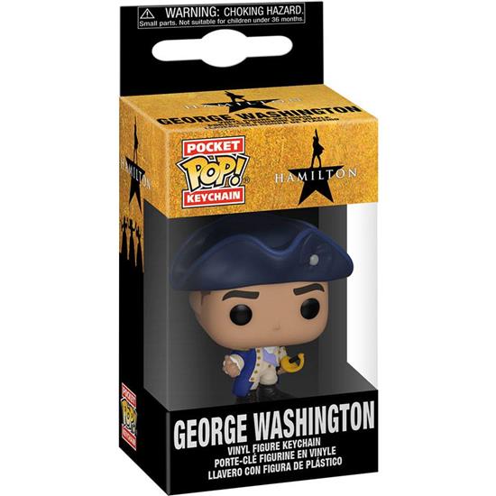 Hamilton: George Washington Pocket POP! Vinyl Nøglering
