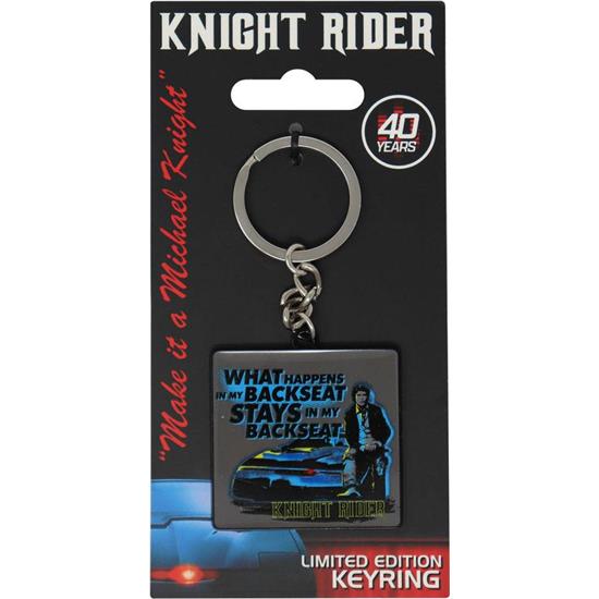 Knight Rider: Knight Rider Metal Nøglering (40th Anniversary)