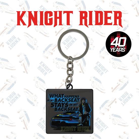Knight Rider: Knight Rider Metal Nøglering (40th Anniversary)