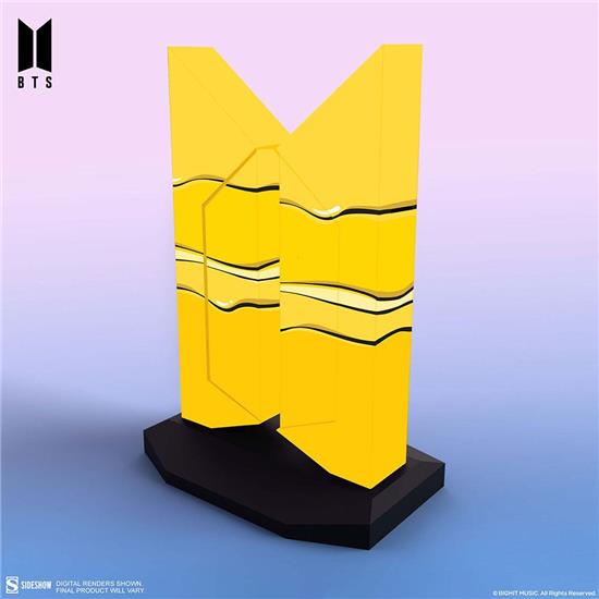 BTS: BTS Logo Premium Statue Butter Edition 18 cm