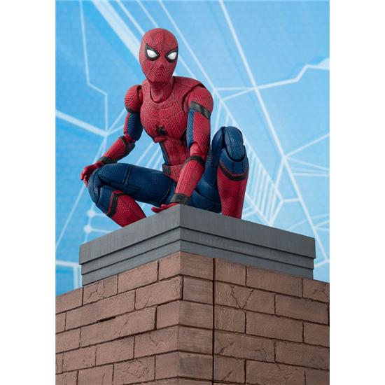 Spider-Man: Spider-Man S.H. Figuarts Action Figur og Klatrevæg