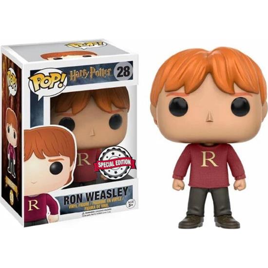 Harry Potter: Ron Weasley i Sweater POP! Vinyl Figur (#27)