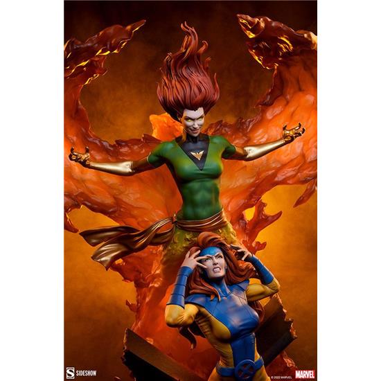 X-Men: Phoenix and Jean Grey Marvel Maquette 66 cm