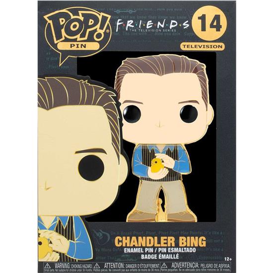 Friends: Chandler w/Duck POP! Emalje Metal Pin (#14)