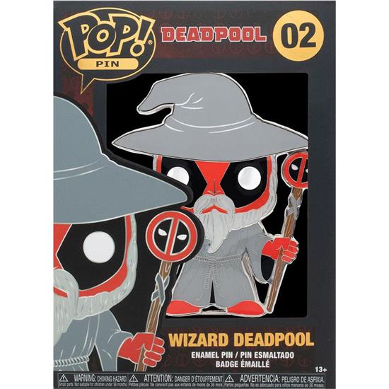 Deadpool: Wizard Deadpool POP! Emalje Metal Pin (#02)