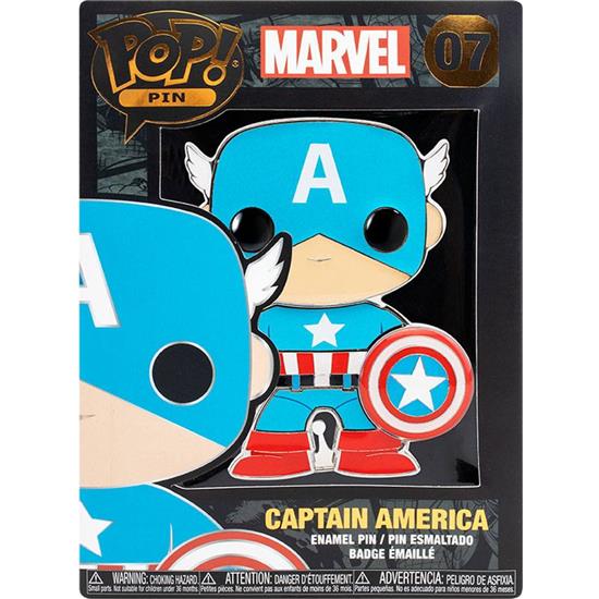 Captain America: Captain America POP! Emalje Metal Pin (#07)