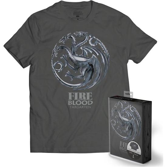 Game Of Thrones: Targaryen T-Shirt Metallic Shield