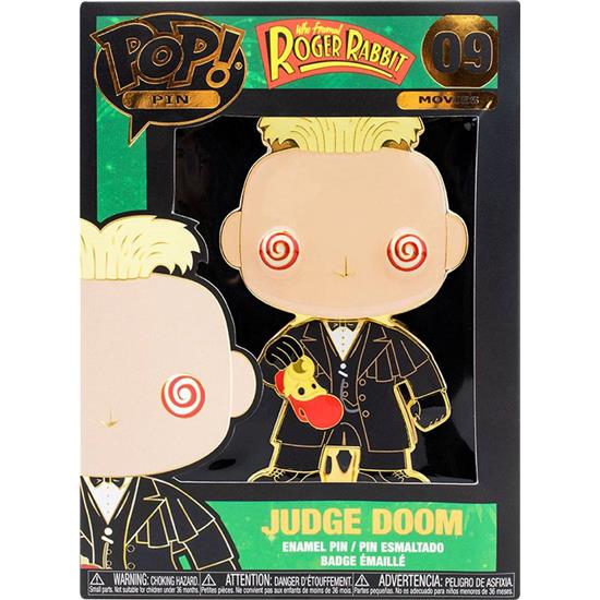 Roger Rabbit: Judge Doom POP! Emalje Metal Pin (#09)