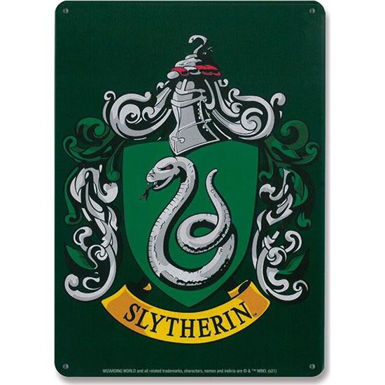 Harry Potter: Slytherin Tin Skilt 15 x 21 cm