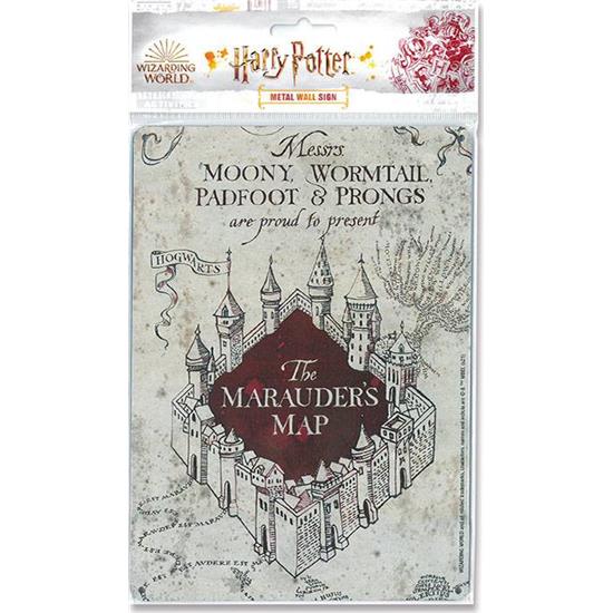 Harry Potter: Marauders Map Tin Skilt 15 x 21 cm