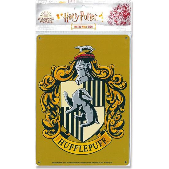 Harry Potter: Hufflepuff Tin Skilt 15 x 21 cm