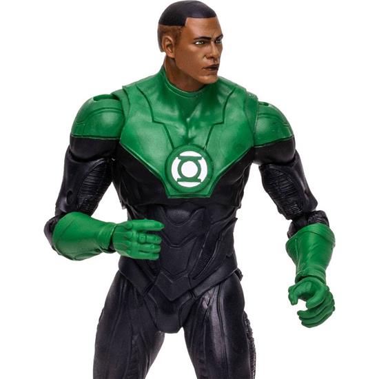 DC Comics: Green Lantern (John Stewart) Endless Winter Build A Action Figure 18 cm