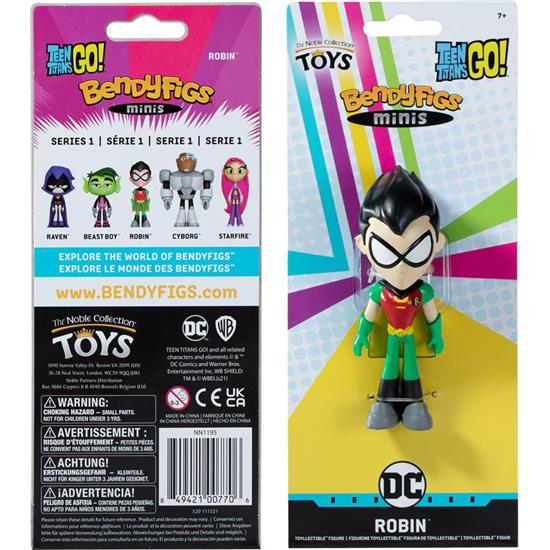 Teen Titans: Robin Bendyfigs Bøjelig Figur 11 cm