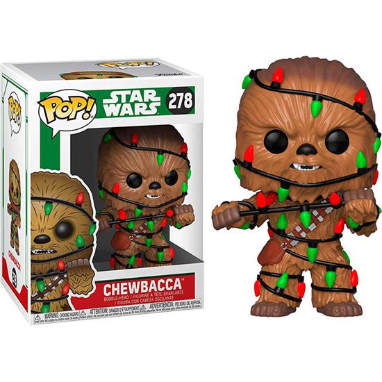 Star Wars: Chewie with Lights POP! Holiday Vinyl Figur (#278)