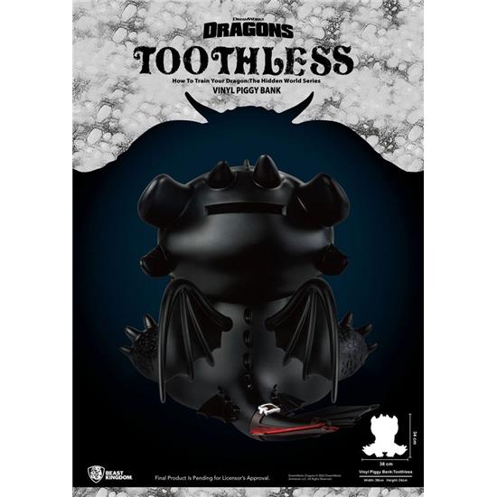 Sådan træner du din drage: Toothless Vinyl Sparegris 34 cm