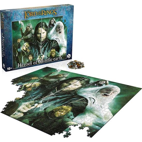 Lord Of The Rings: Heroes of Middle Earth Puslespil (1000 brikker)