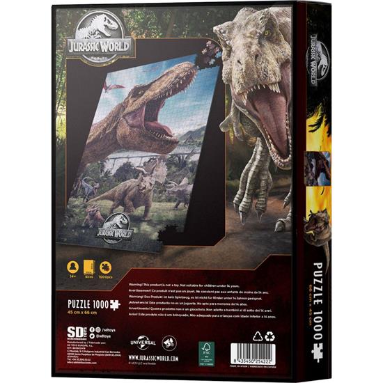 Jurassic Park & World: T-Rex Puslespil (1000 brikker)