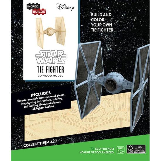 Star Wars: TIE Fighter 3D Træ Samlesæt