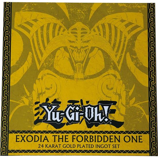 Yu-Gi-Oh: Exodia the Forbidden One Ingot Set (gold plated)