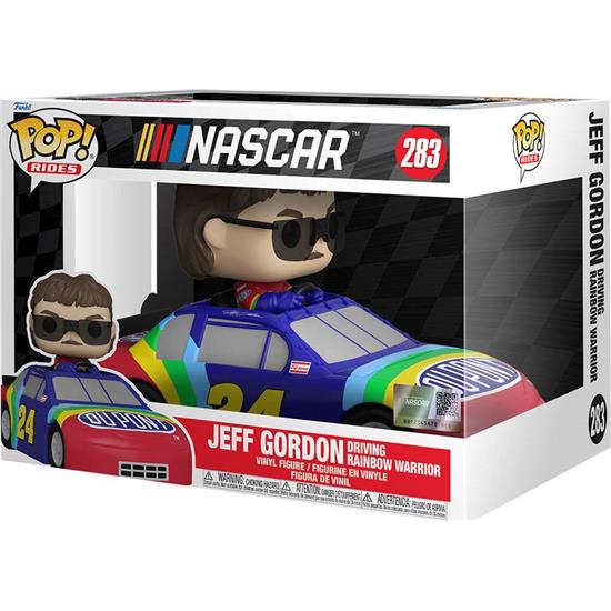 NASCAR: Jeff Gordon (Rainbow Warrior) POP! Rides Super Deluxe Vinyl Figur 15 cm (#283)