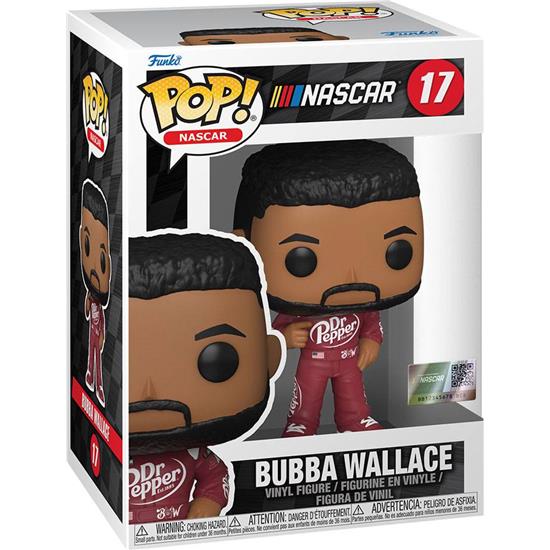 NASCAR: Bubba Wallace (23XI) POP! Nascar Vinyl Figur (#17)