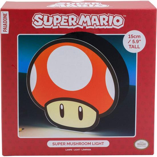 Super Mario Bros.: Super Mario Mushroom Box Light 15 cm
