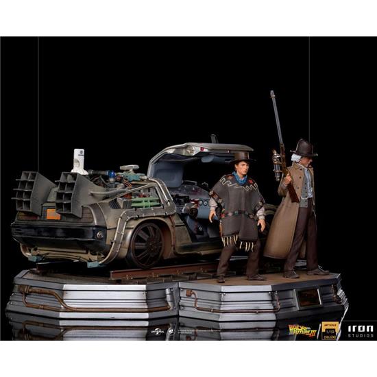 Back To The Future: BTTF - Deluxe Full Set (Part III) Art Scale Statues 1/10 57 cm