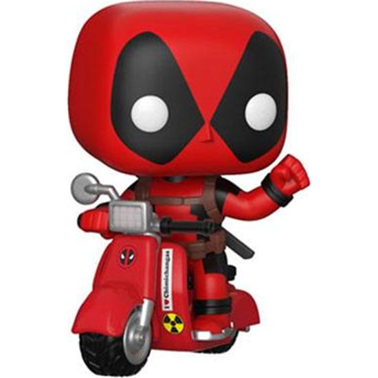 Deadpool: Deadpool på Scooter POP! Rides Vinyl Figur