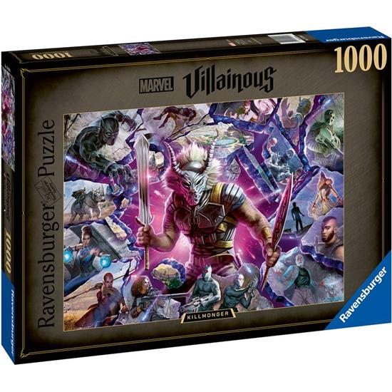 Marvel: Marvel Villainous Killmonger Puslespil (1000 brikker)