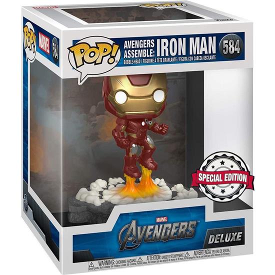 Avengers: Iron Man Assemble Exclusive POP! Movie Vinyl Figur (#584)
