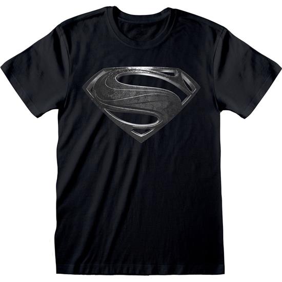 Justice League: Superman Black Logo T-Shirt