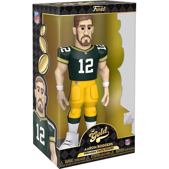 NFL: Aaron Rodgers (Packers) Vinyl Gold Figur 30 cm