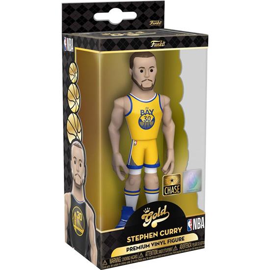 NBA: Stephen Curry (City) CHASE  Vinyl Gold Figur 13 cm