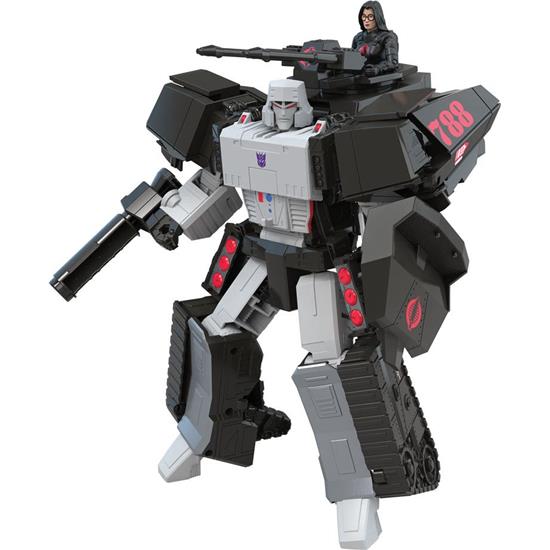Transformers: Transformers x G.I. Joe Mash-Up Megatron H.I.S.S. Tank with Cobra Baroness Action Figure 27 cm